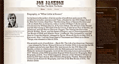 Desktop Screenshot of joejacksonbooks.com